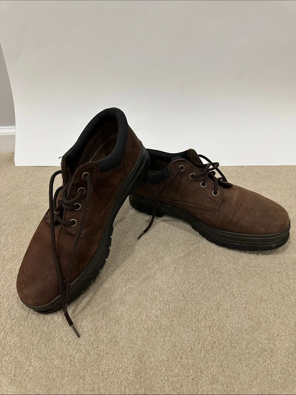Men's Brown Lace-Up Casual Shoes